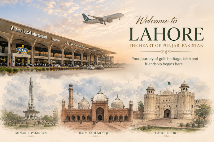 Lahore at golden hour.