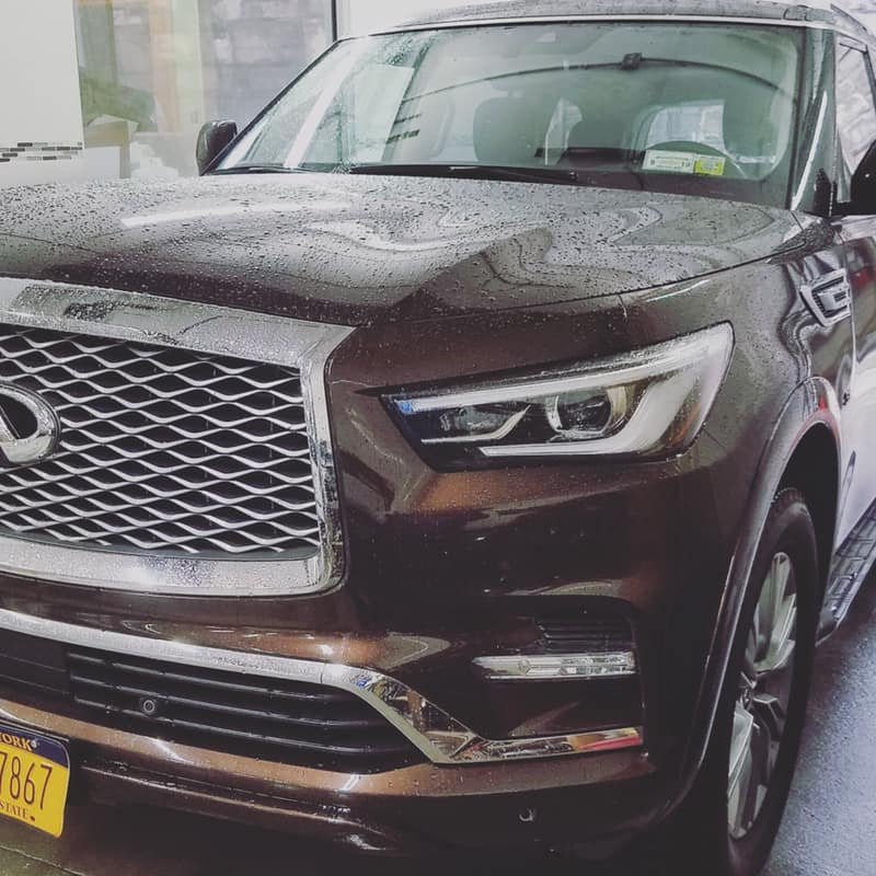 Dent repair work at New Auto Body Shop Inc, Newark, NJ