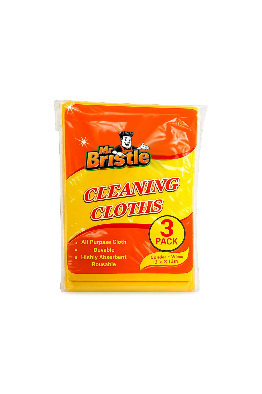 Mr Bristle 3 Pack Cleaning Cloth Zimbabwe
