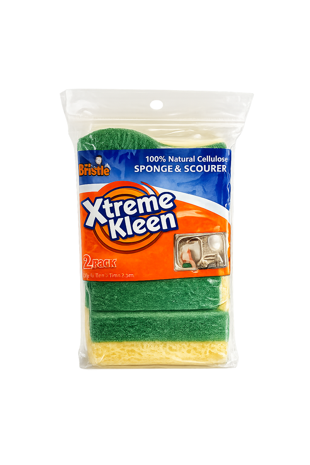 Mr Bristle 2 Pack Cellulose Sponge Zimbabwe
