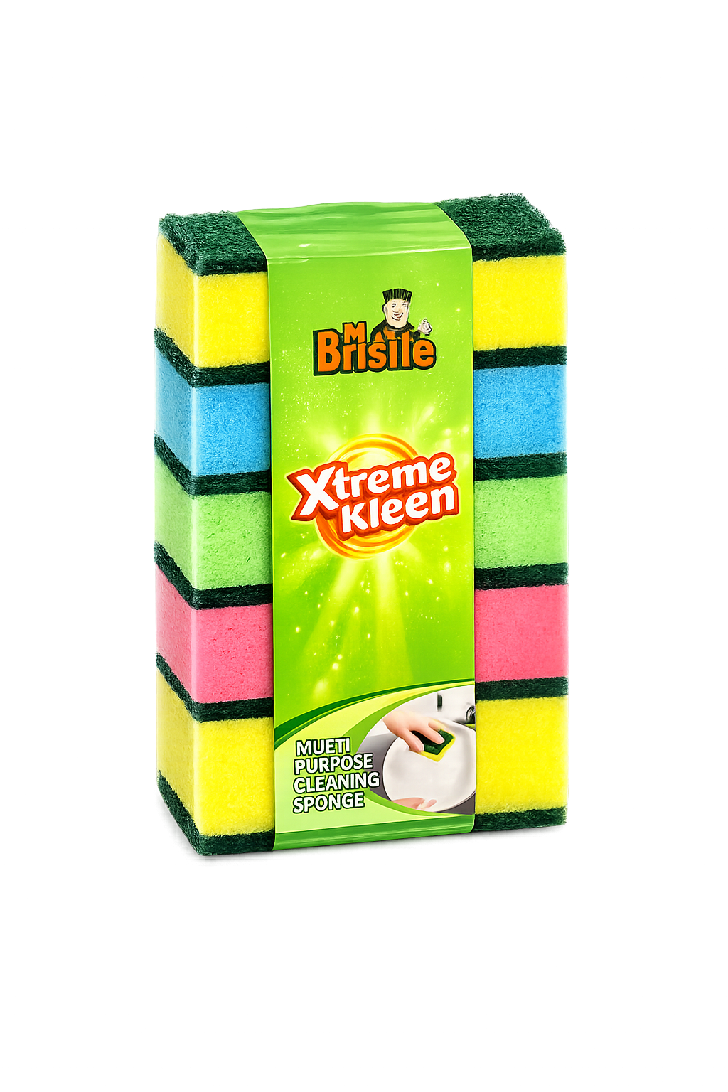 Mr Bristle Multi Purpose Scouring Sponge Zimbabwe