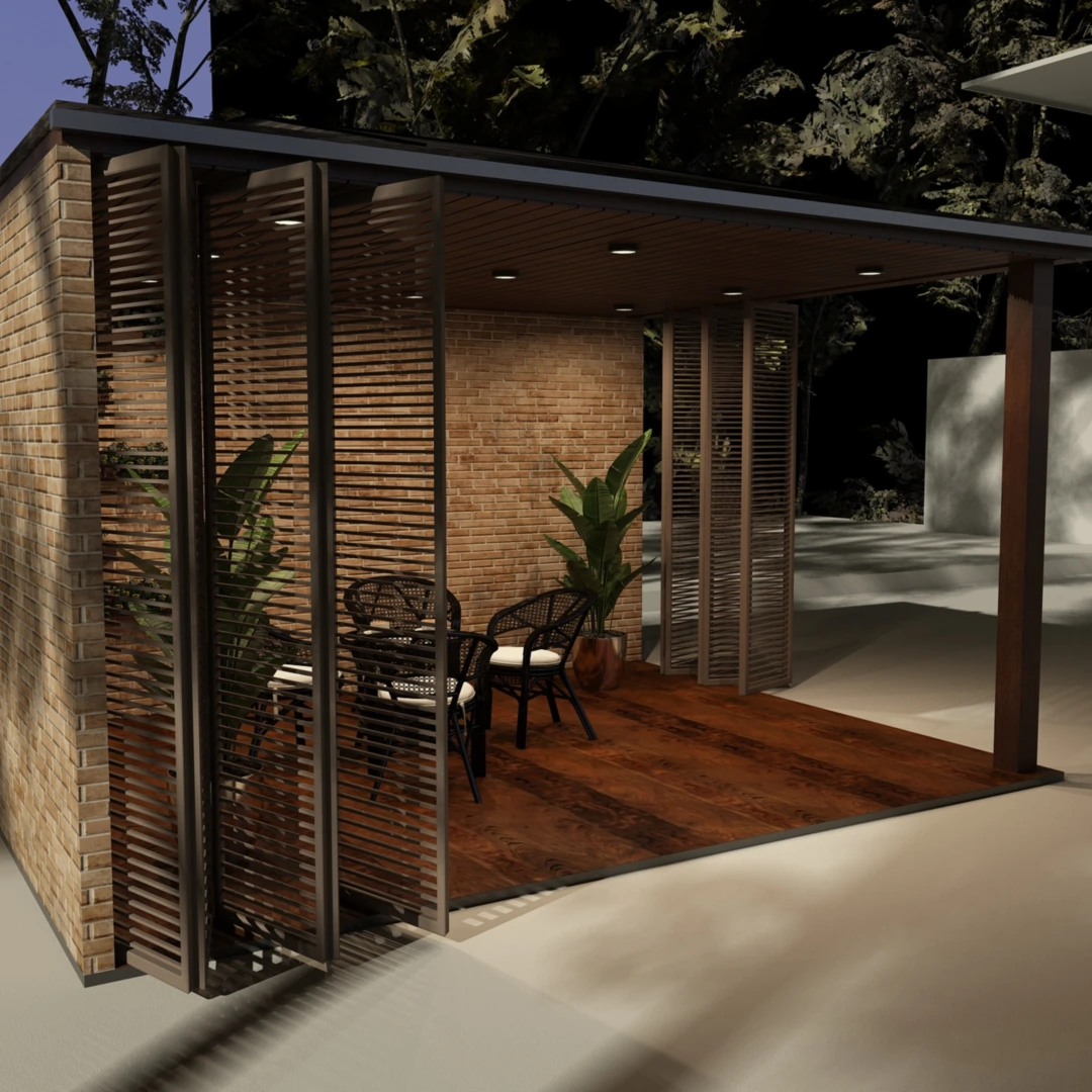 deck and porch
