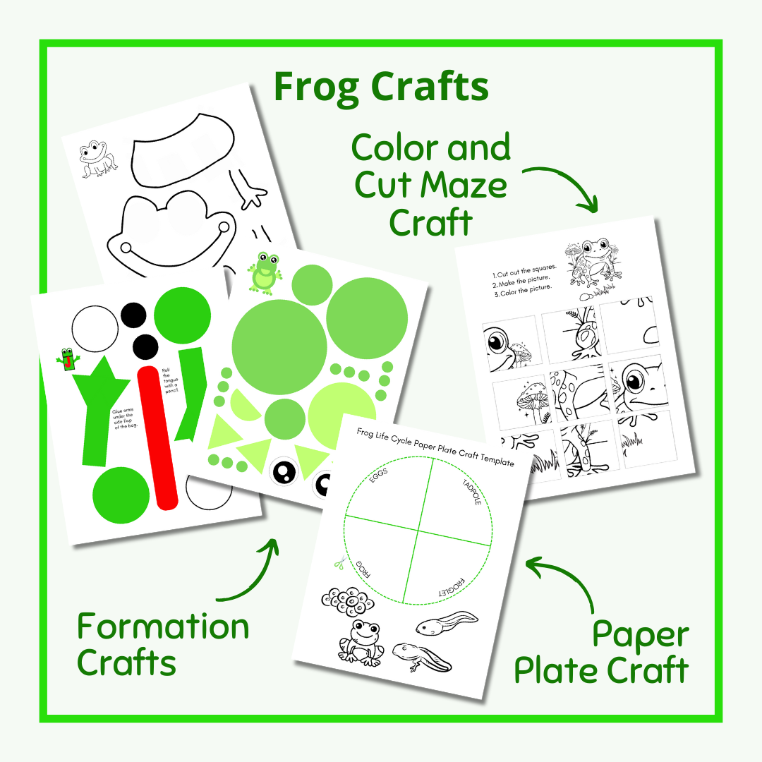 frog craft activities for preschool