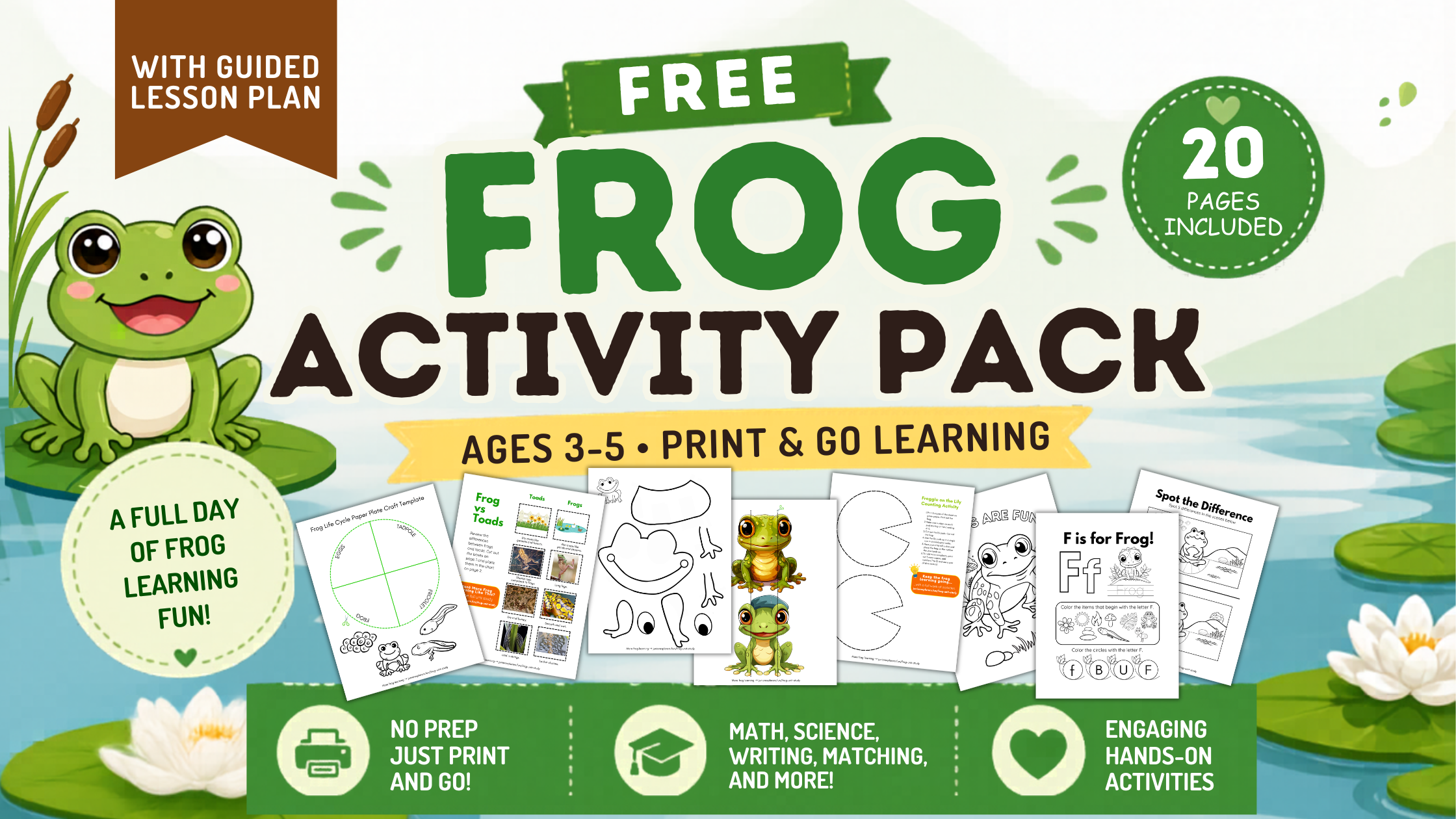 frog activity pack for preschool free frog activity pack for preschool free