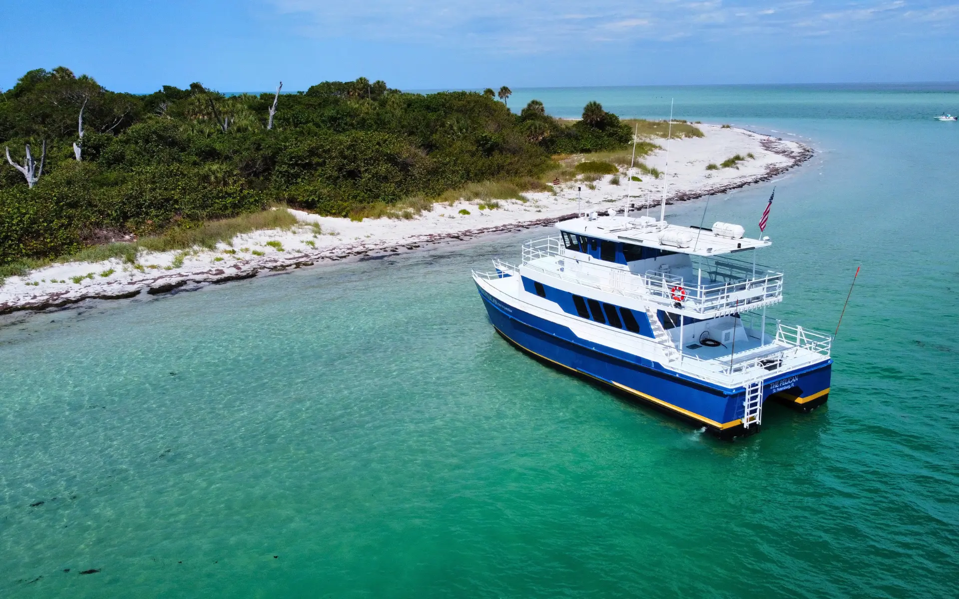 The Pelican St Pete Boat Tour to Egmont Key