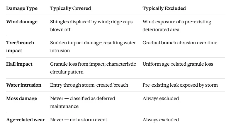 What Counts as Storm Damage on a Roof in Washington
