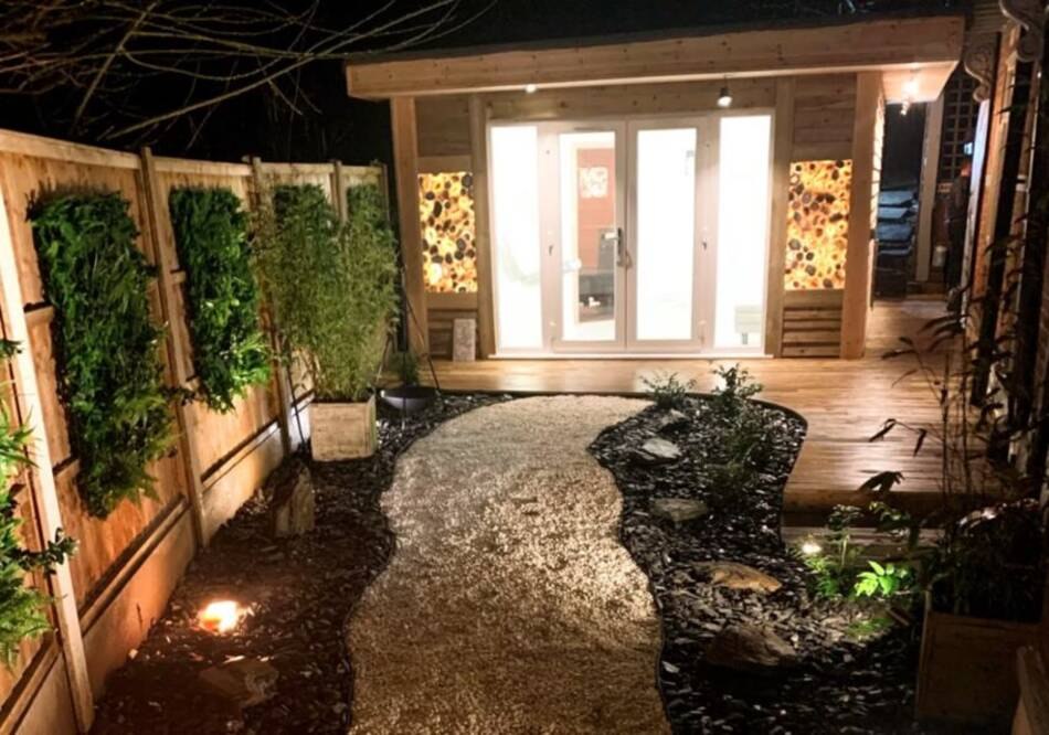 A tranquil spa and wellness space