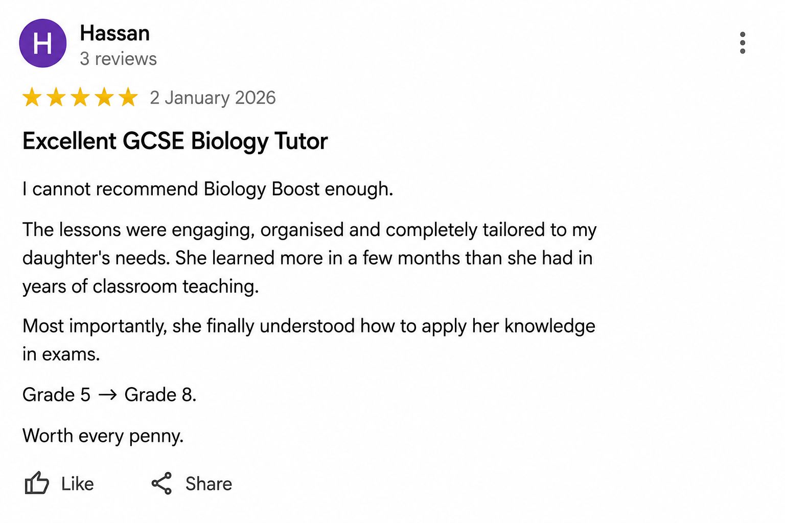 Student Success Story