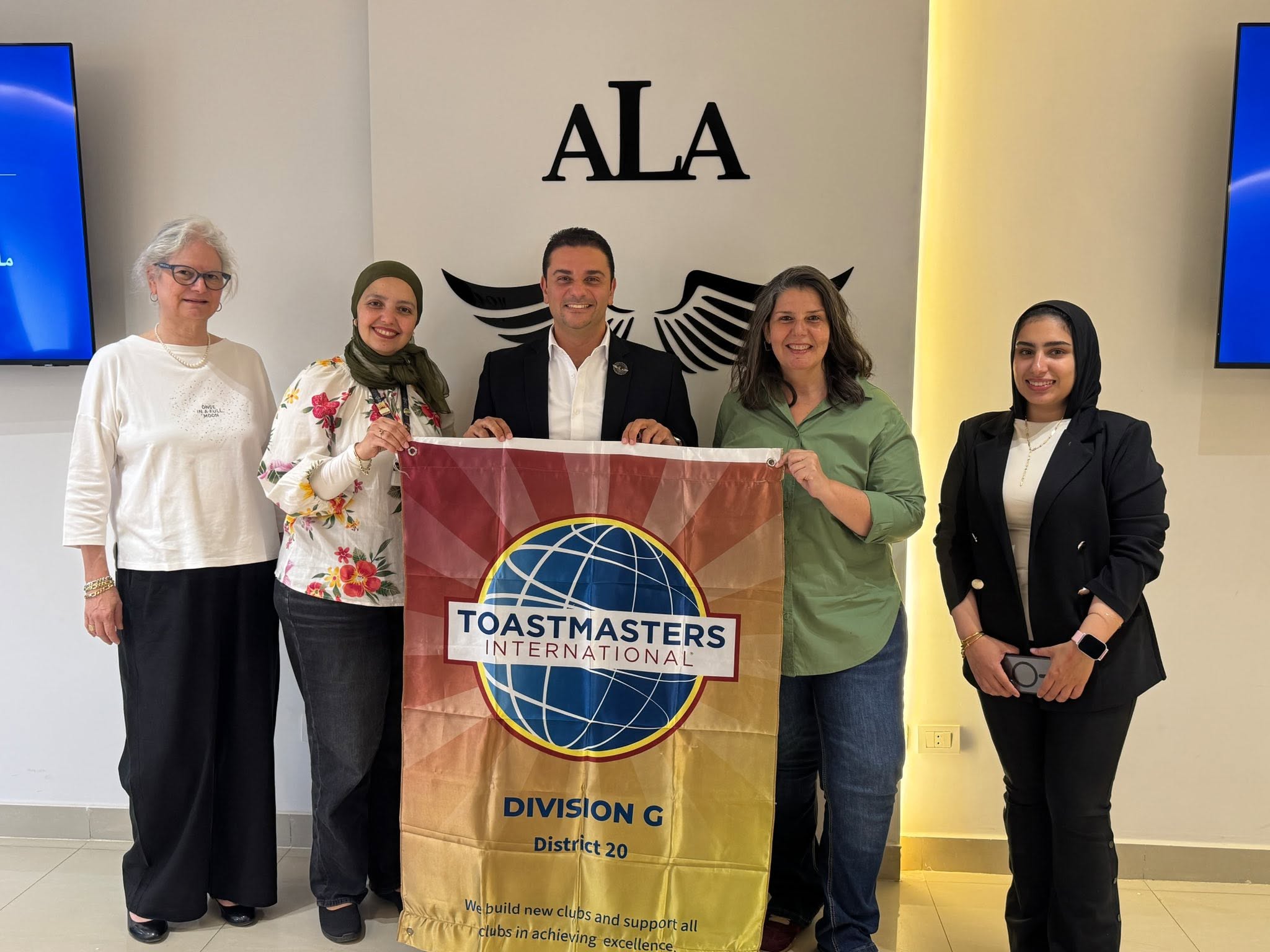 Members during an ALA Toastmasters Club meeting with Ahmed Latif Academy
