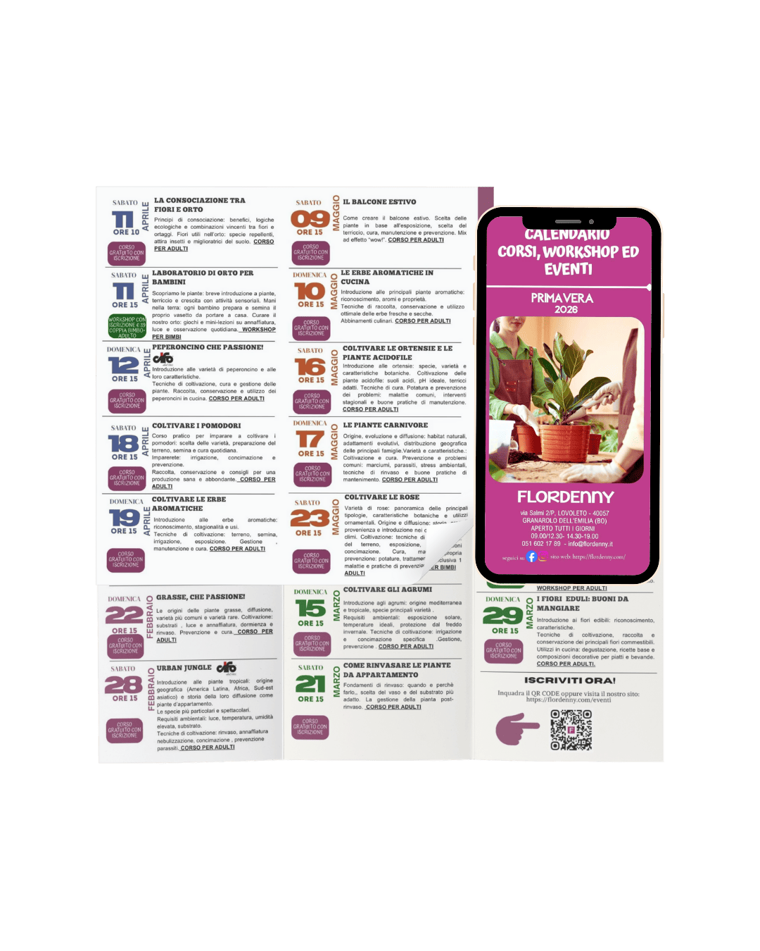 catalogo corsi eventi primavera 2026