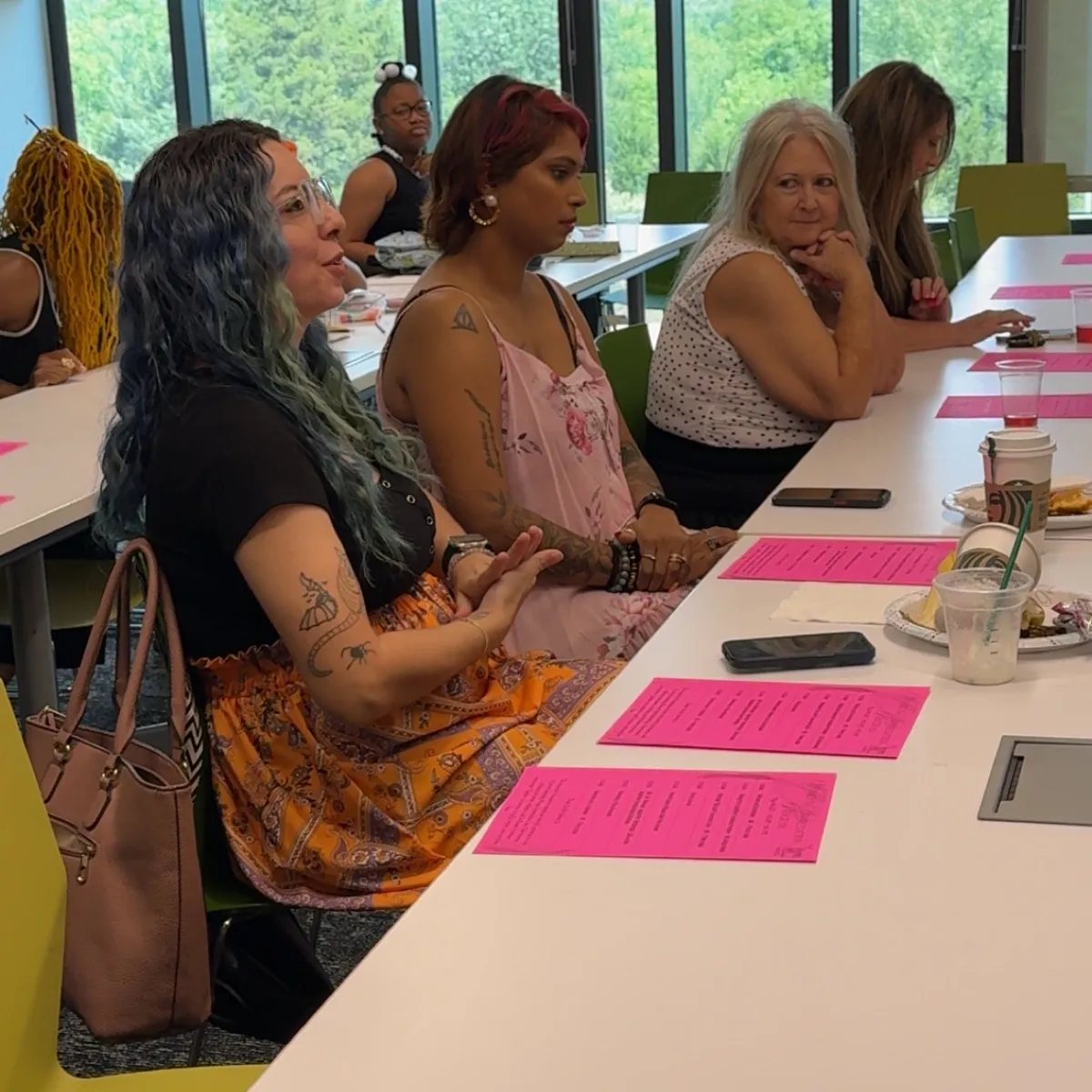 InspireHer workshop with women from the community