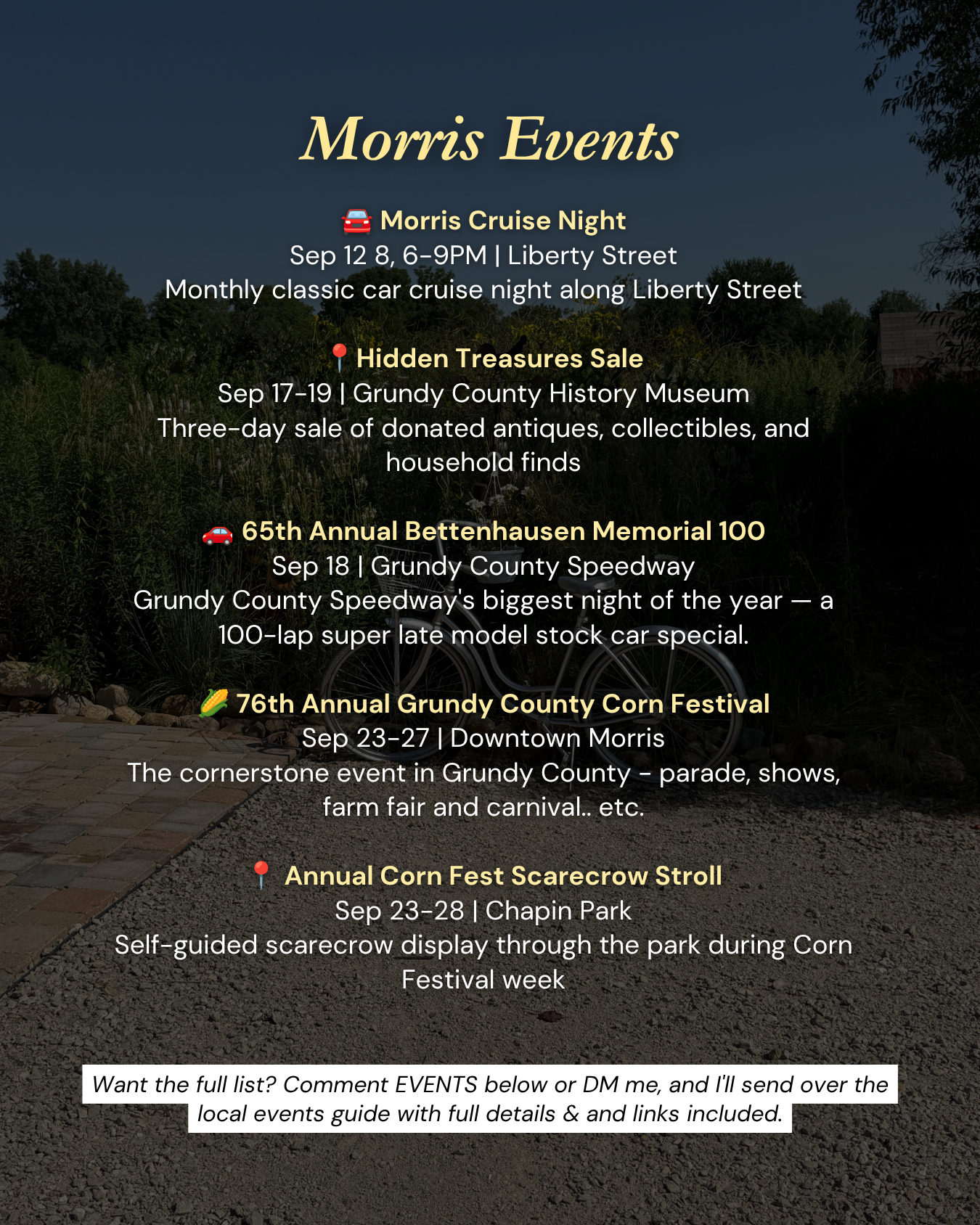 Things To Do & Local Events in Morris IL this September 2026 Things To Do & Local Events in Morris IL this September 2026
