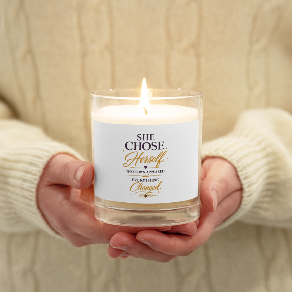 She Chose Herself Glass Jar Soy Wax Candle