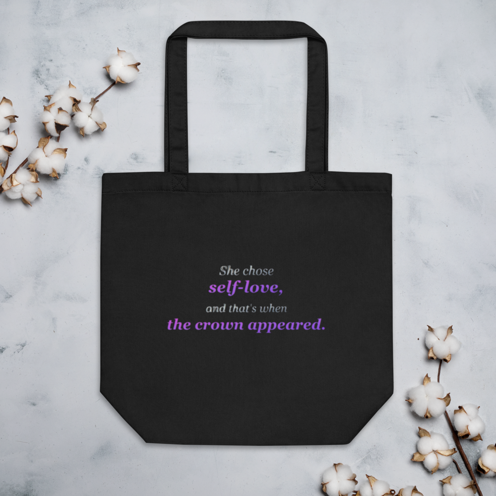 She Chose Self-Love tote bag