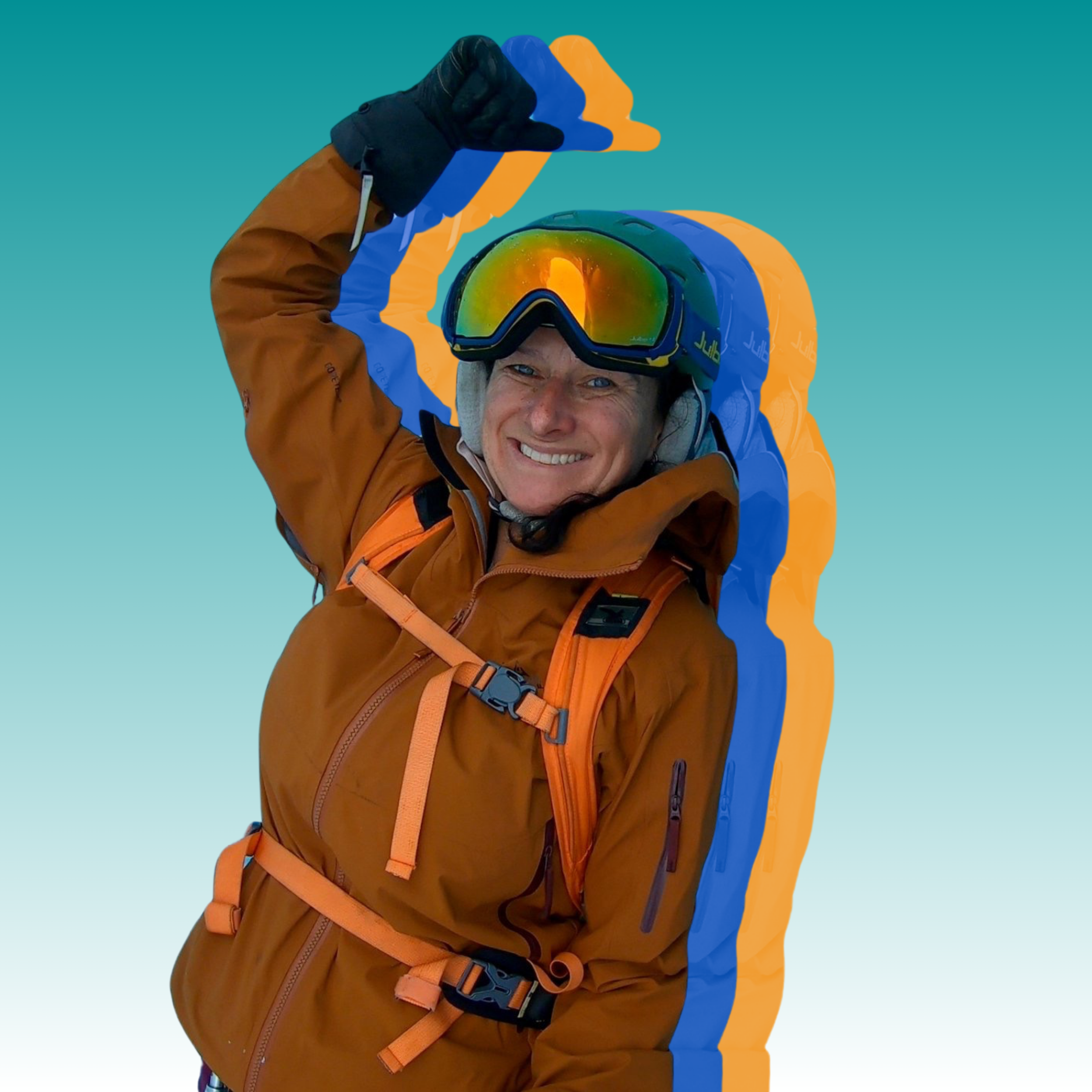 Jennie Milton in the Alaska backcountry