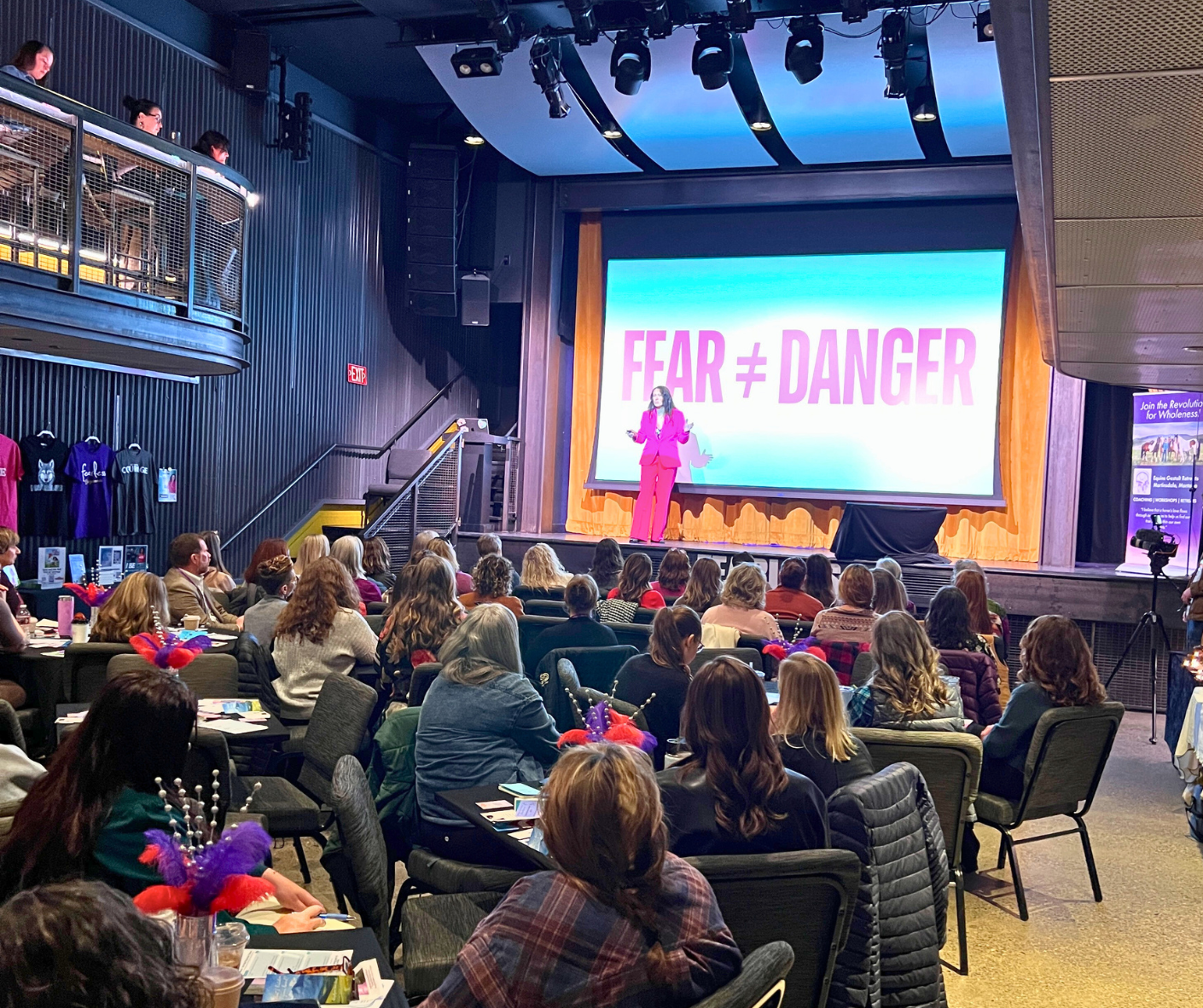 Jennie Milton delivering a keynote
