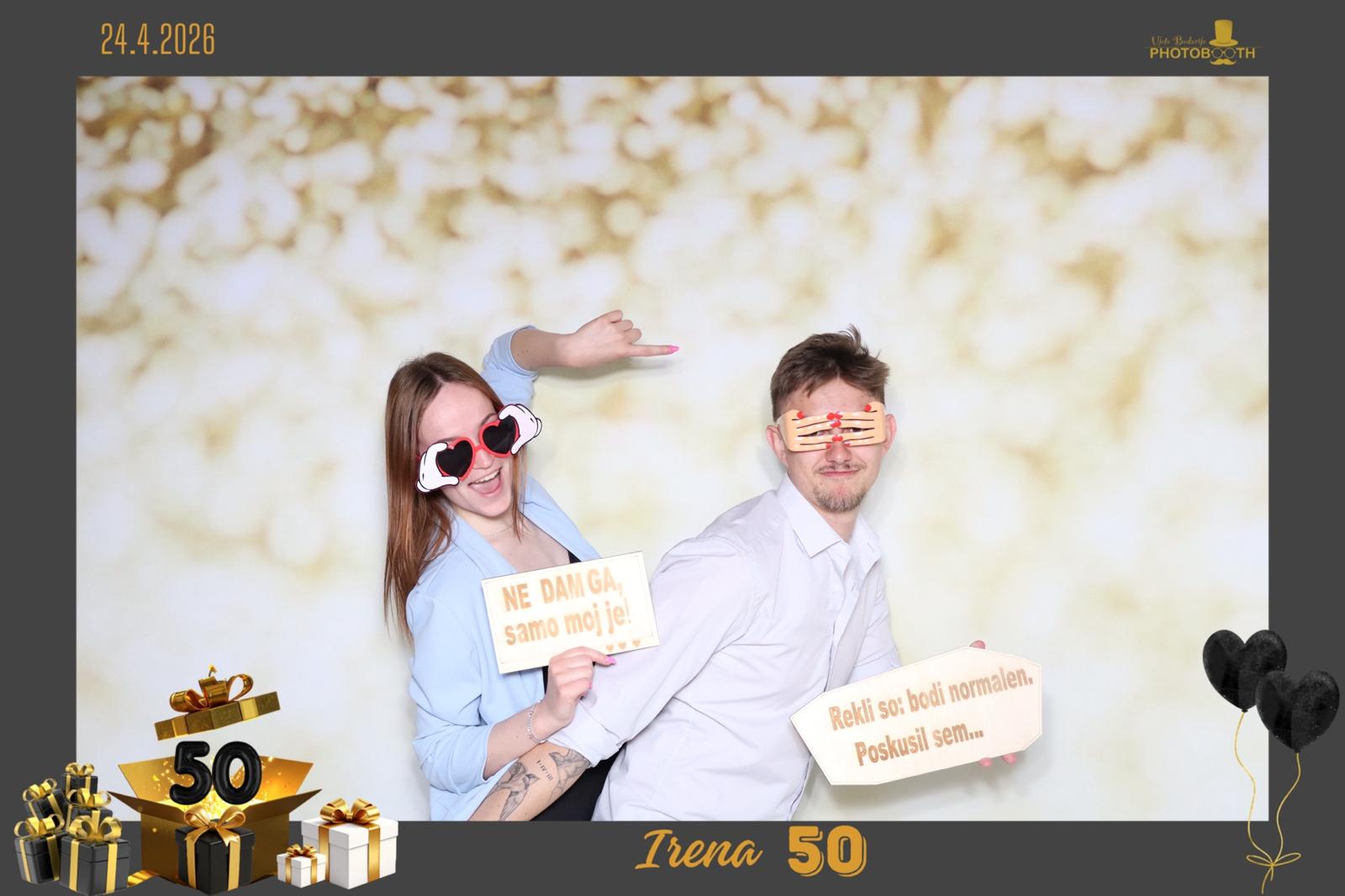 Photo booth poroka - mladoporočenca