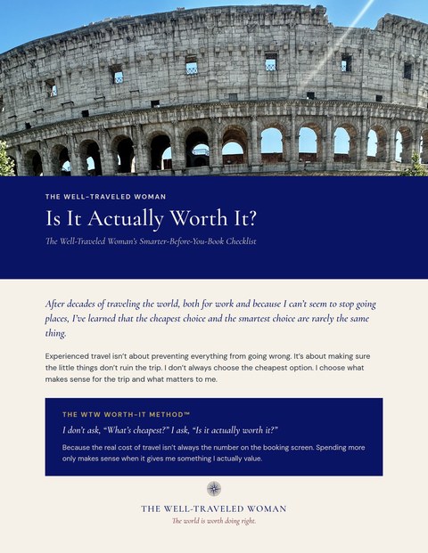 The Smarter-Before-You-Book Checklist cover