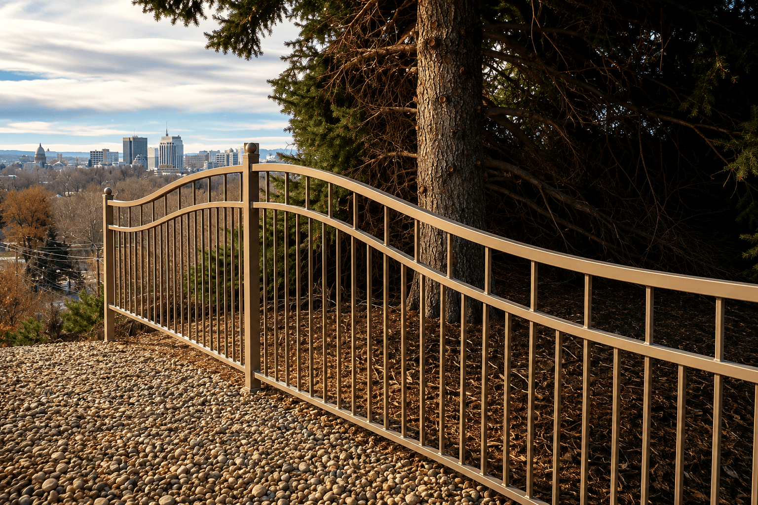 Iron gate and ironwork repair completed by Kodiak Gates & Iron in Boise, Idaho.