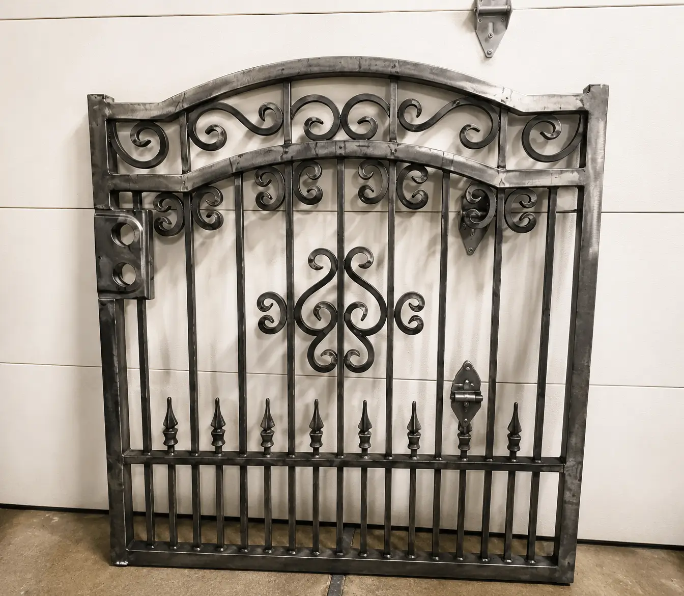 Custom decorative iron gate