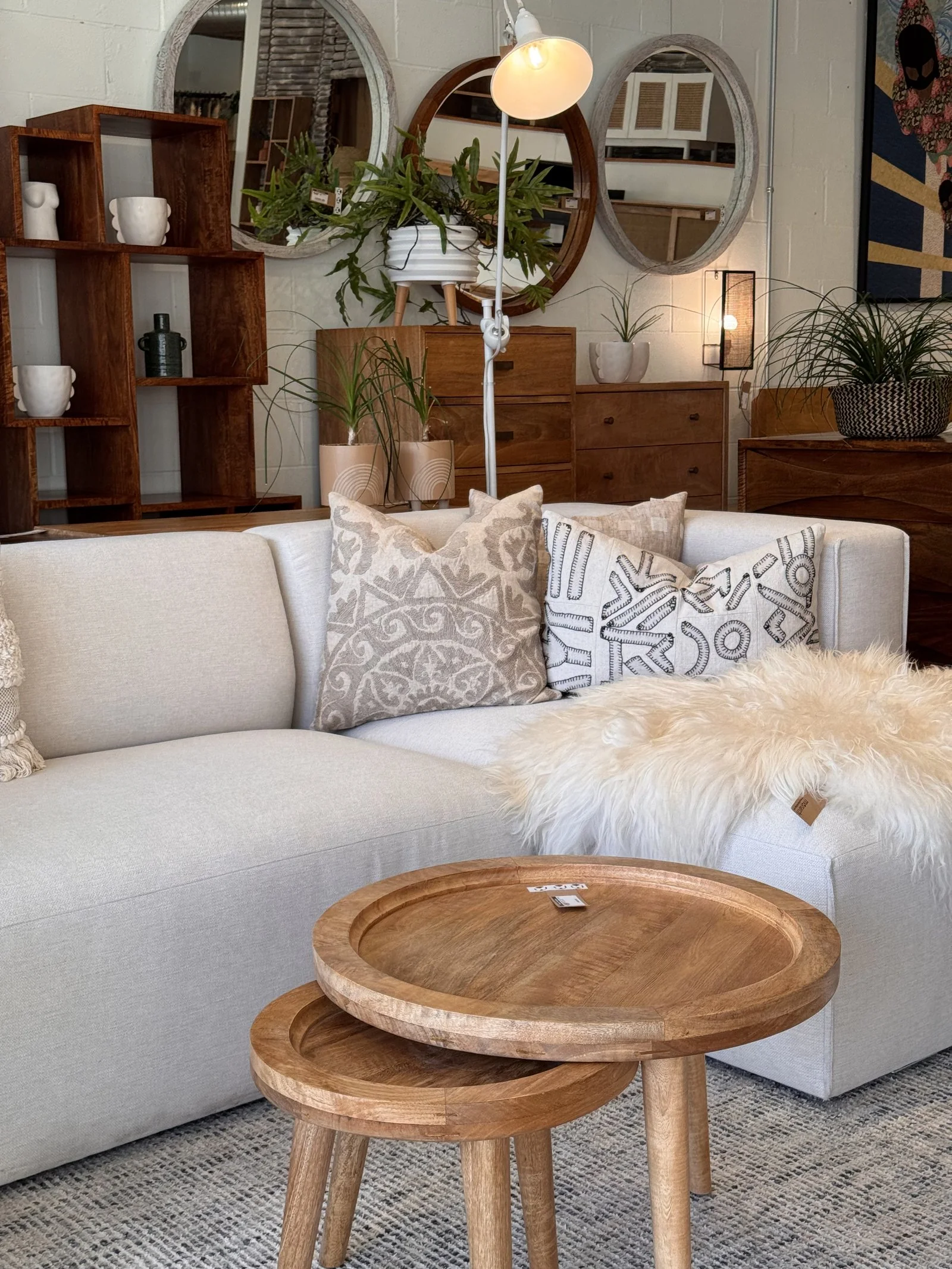 Inside the Monarch Furnishings showroom