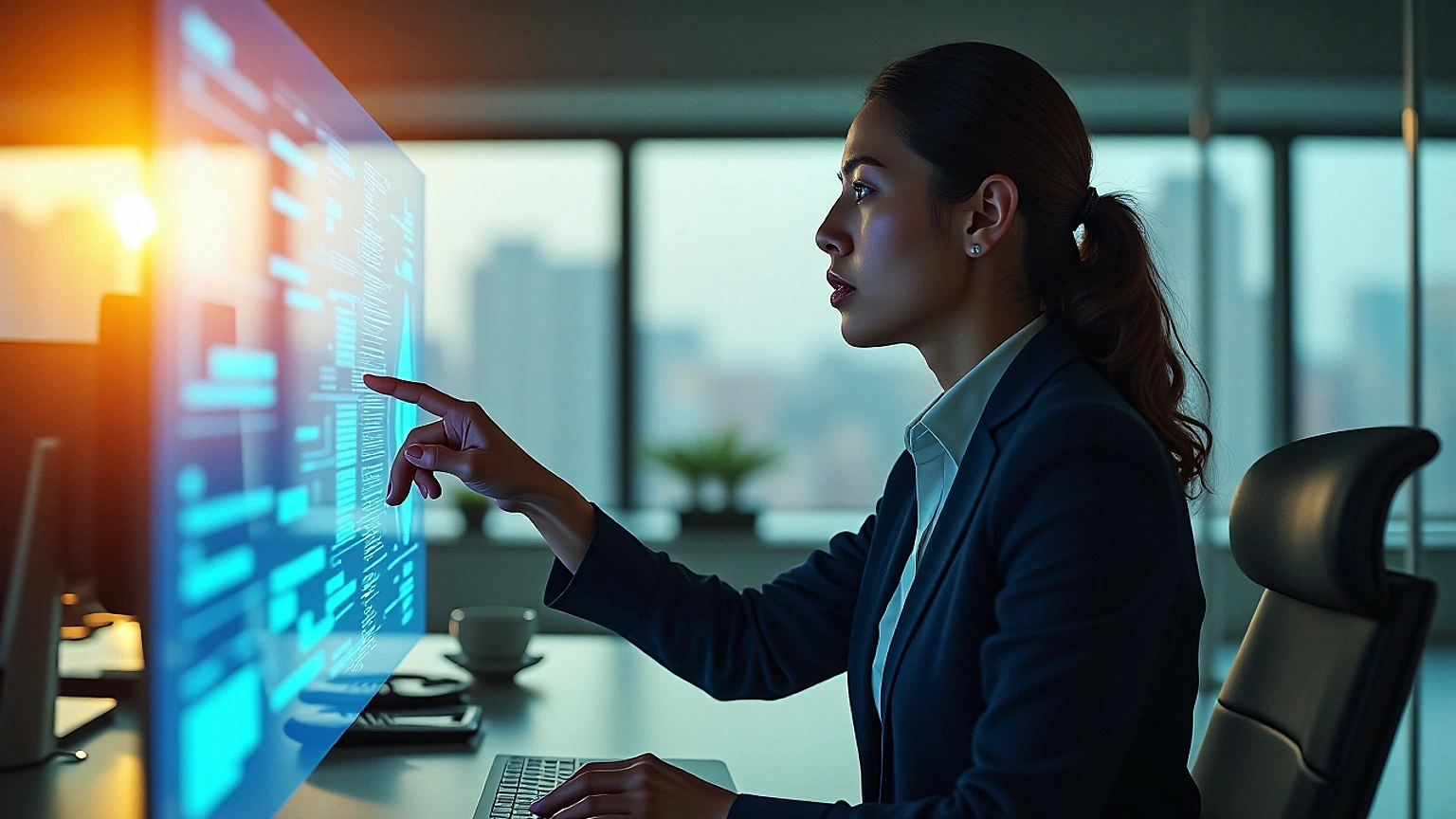 Professional engaged in AI workflow efficiency at Lagrange Point Services