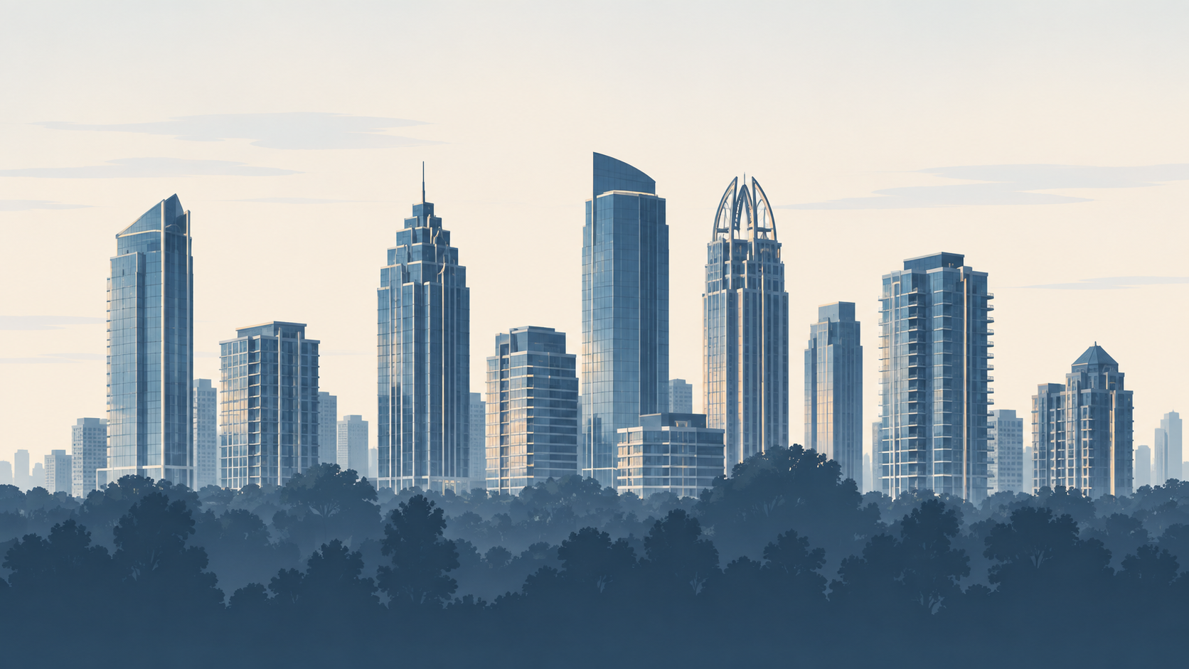 Atlanta skyline supporting business planning and growth strategy