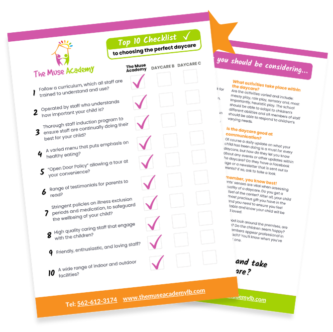 free top 10 checklist from The Muse Academy