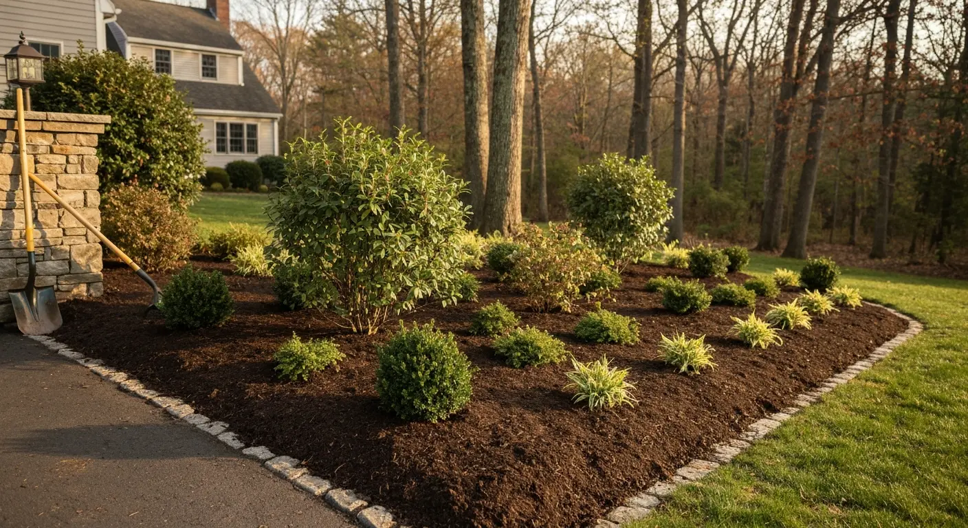 Landscape design installation
