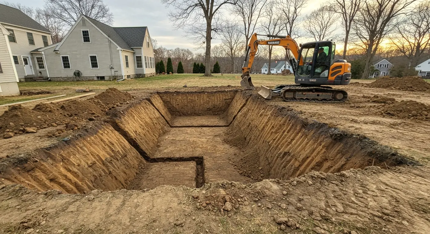 Foundation excavation project