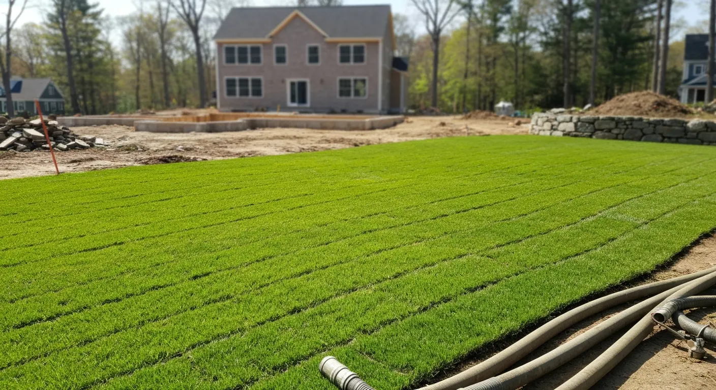 New construction hydroseeding