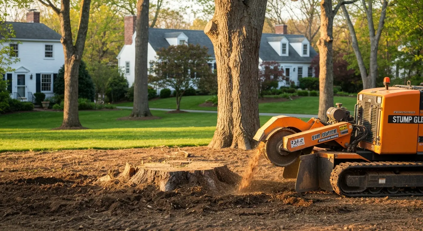 Stump grinding