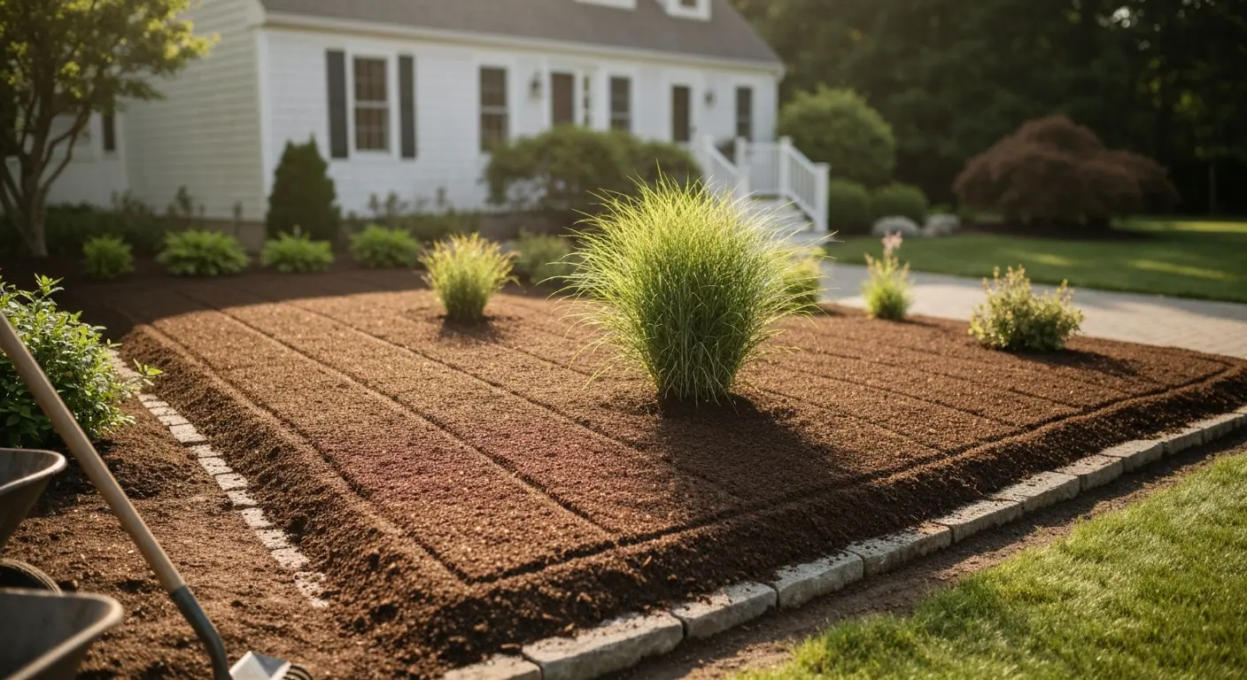 Mulch installation and bed maintenance