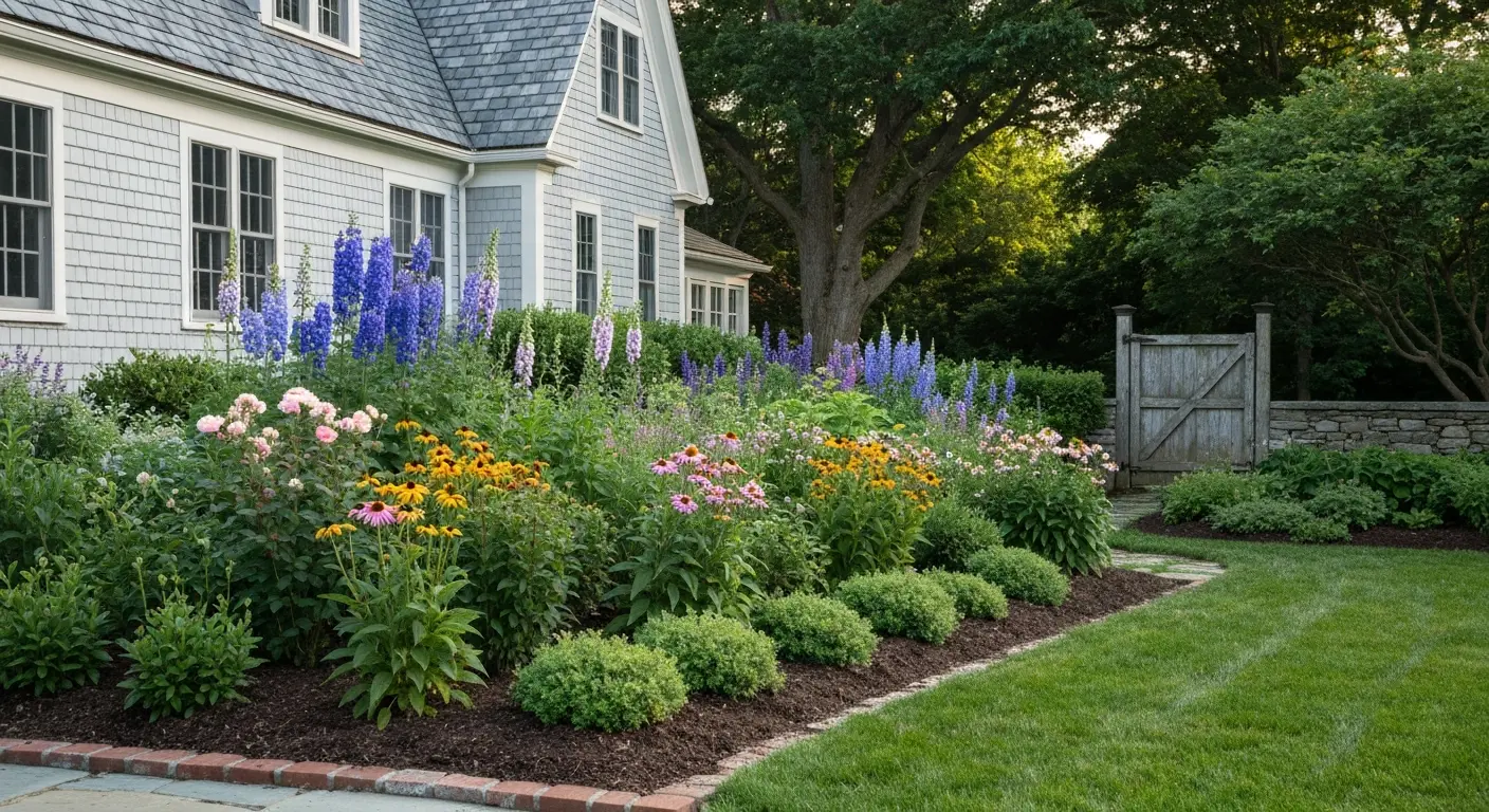 Landscape design and plantings