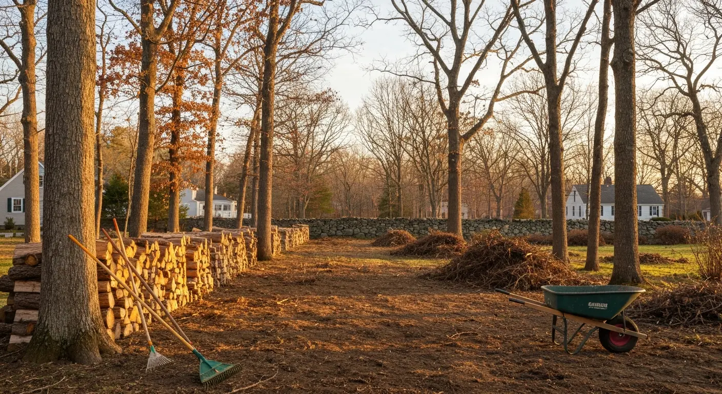 Spring and fall cleanup services