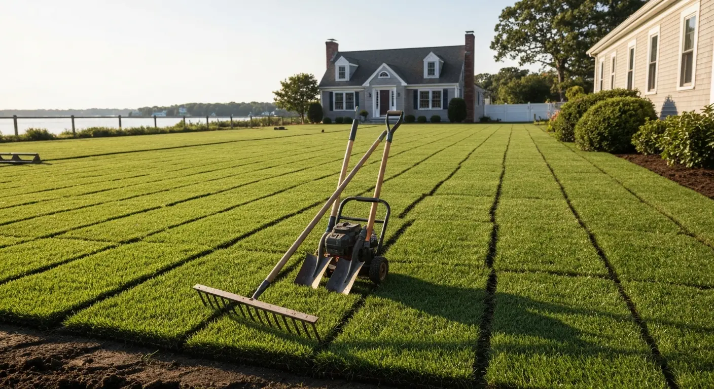 Lawn installation and sod service
