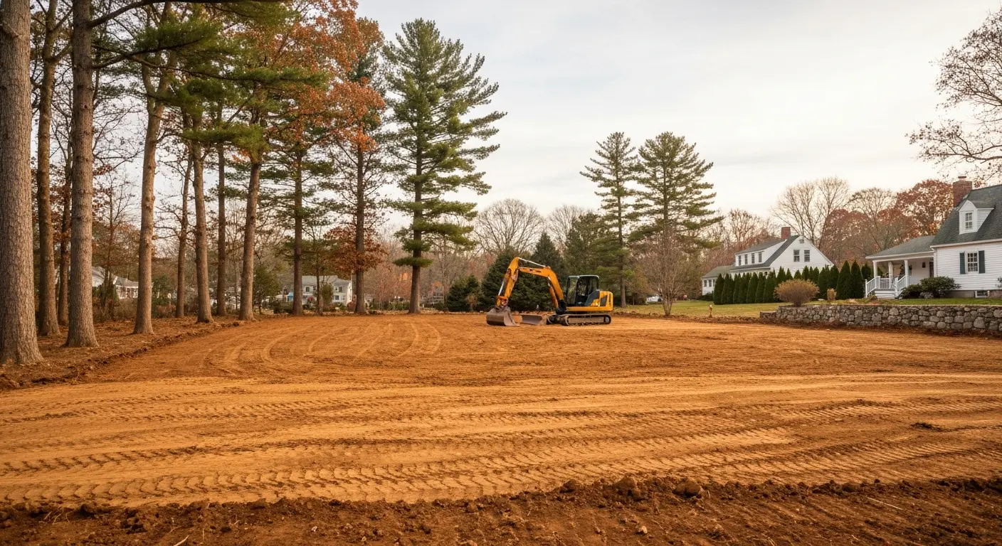 Land clearing and grading