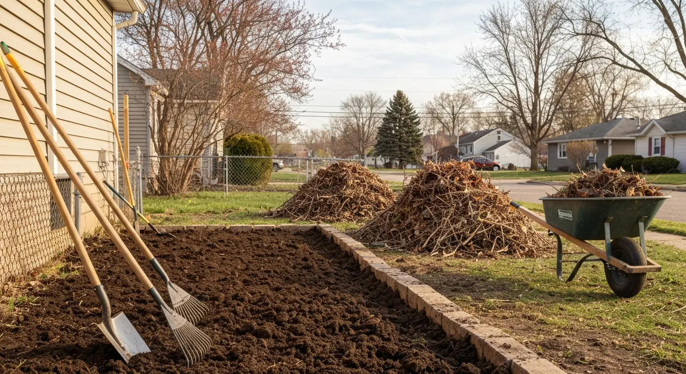 Spring cleanup service