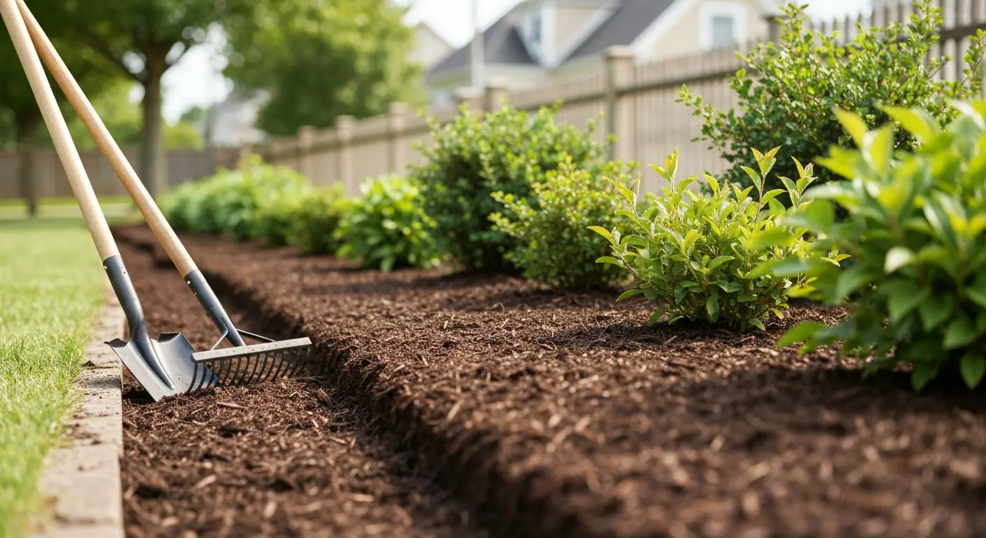 Mulching and landscape maintenance