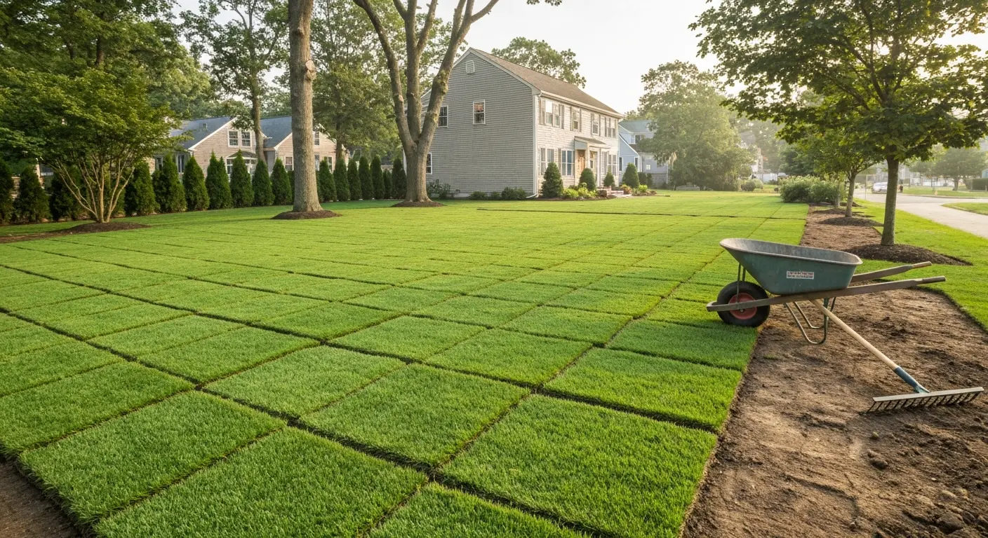 Lawn installation and sod service