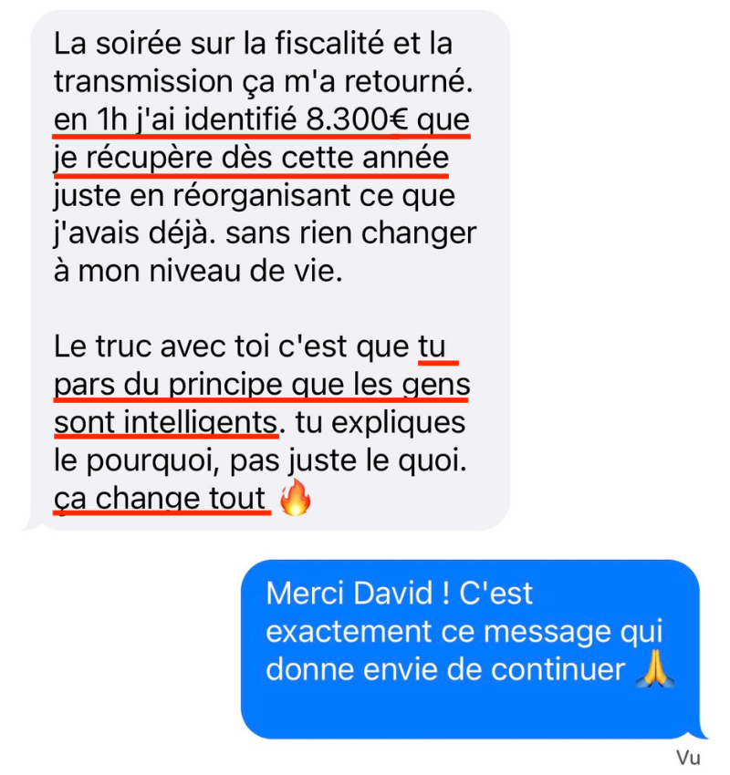 Témoignage David