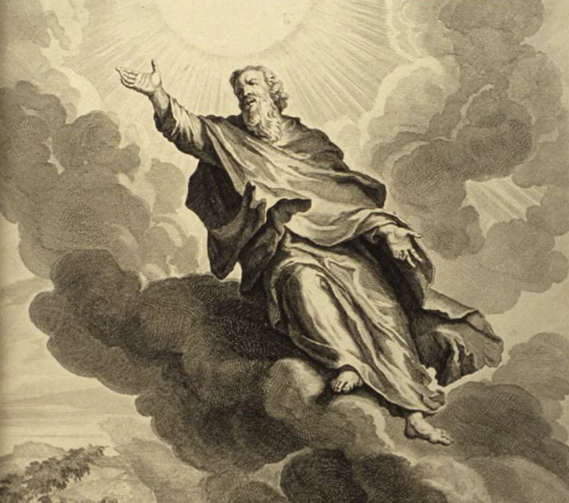 "God Took Enoch" by Gerard Hoet (1728 AD)