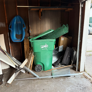 Garage cleanout junk removal job in the Twin Cities metro