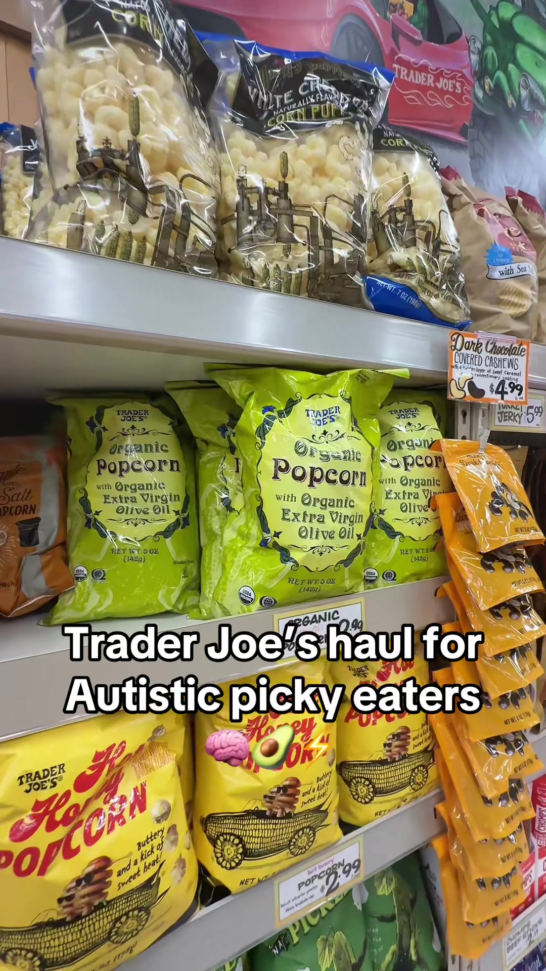 Chelsea Juels (@the_holistic_schoolpsych) TikTok: Trader Joes snack haul for kids