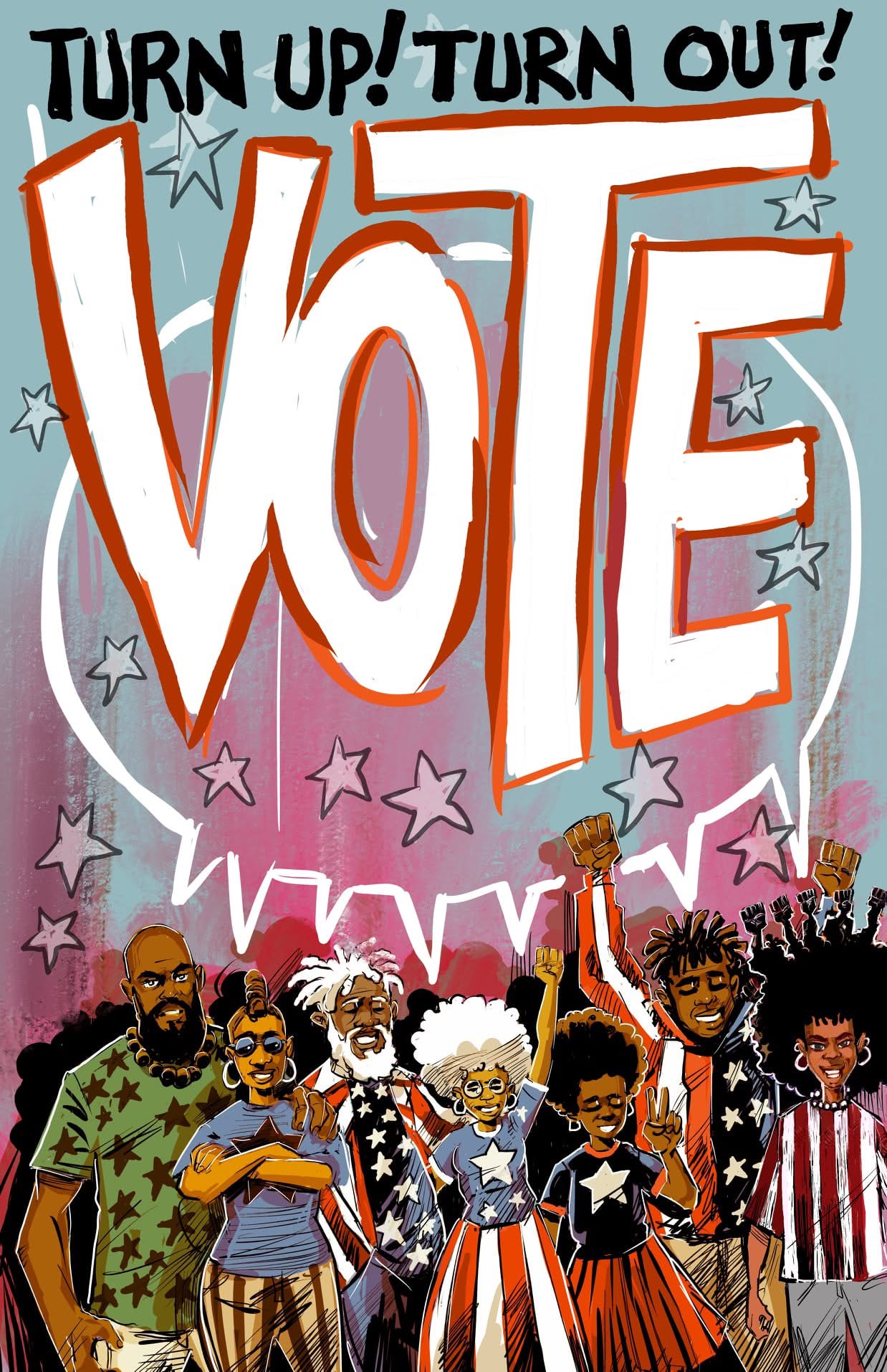 Turn Up Turn Out Vote campaign