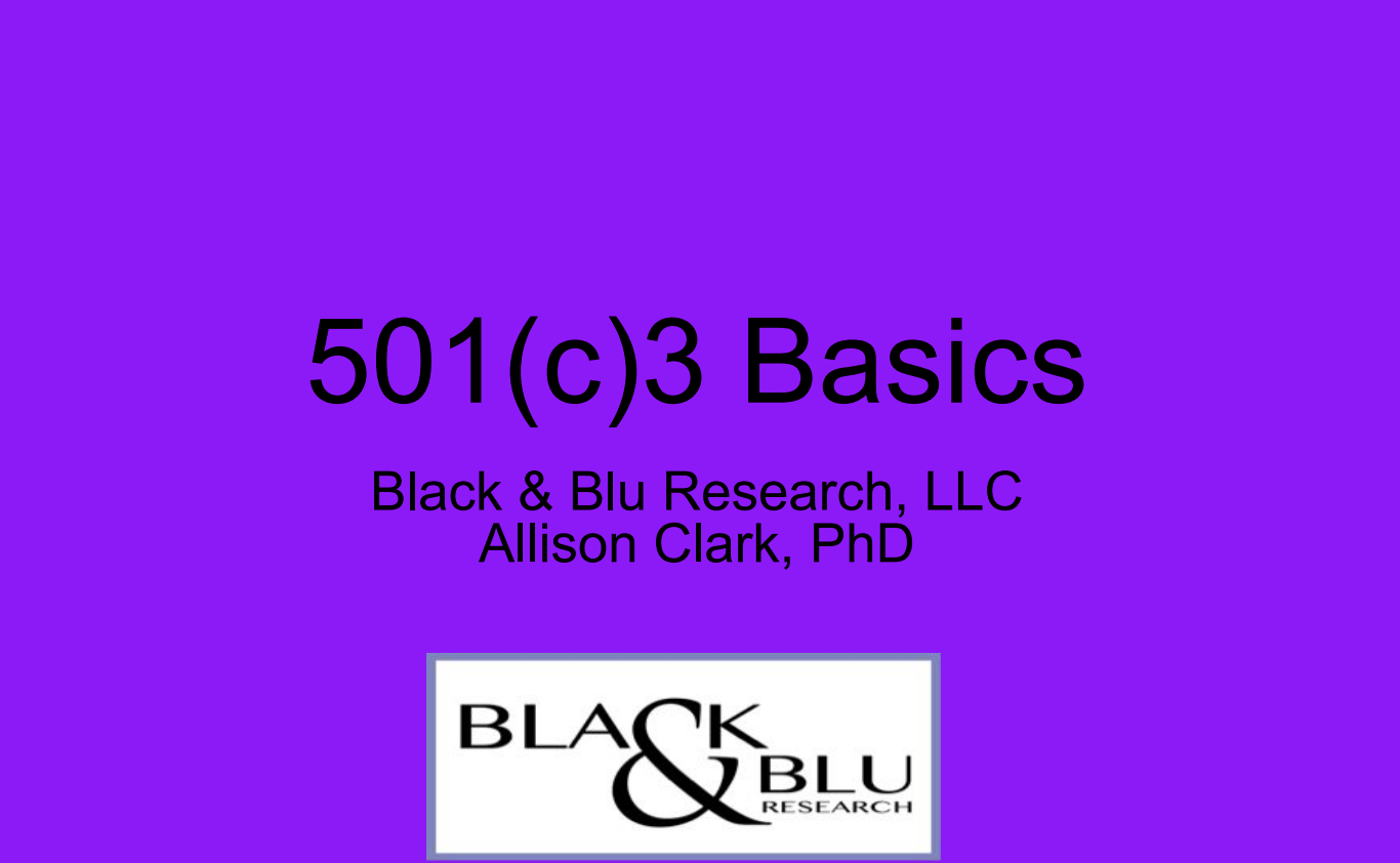 501(c)(3) Regulations — Know Your Rights