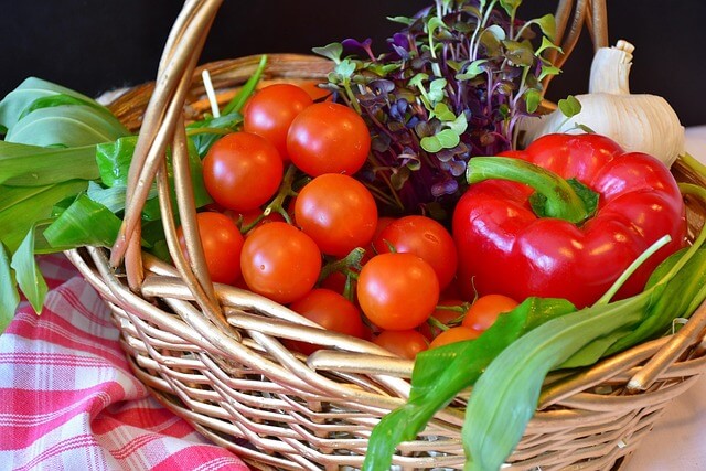 basket of veggies