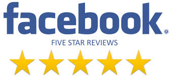 Facebook 5-star review badge for JunkPro Dumpster Rental