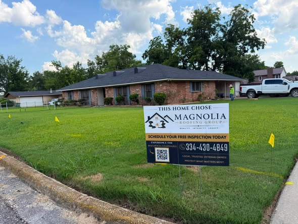Roofing project completed by Magnolia Roofing Group