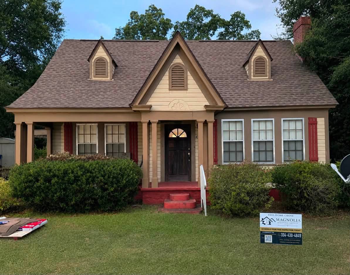 Roofing project completed by Magnolia Roofing Group